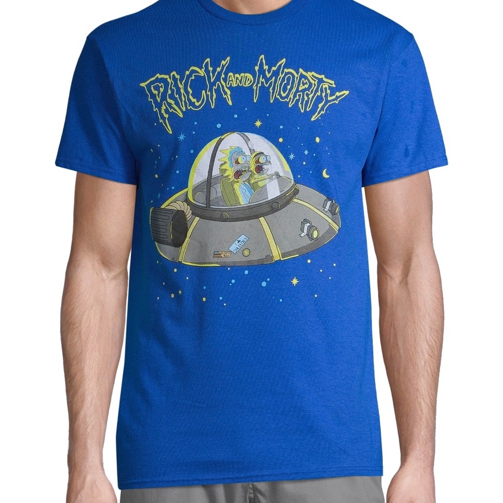 rick n morty crop top